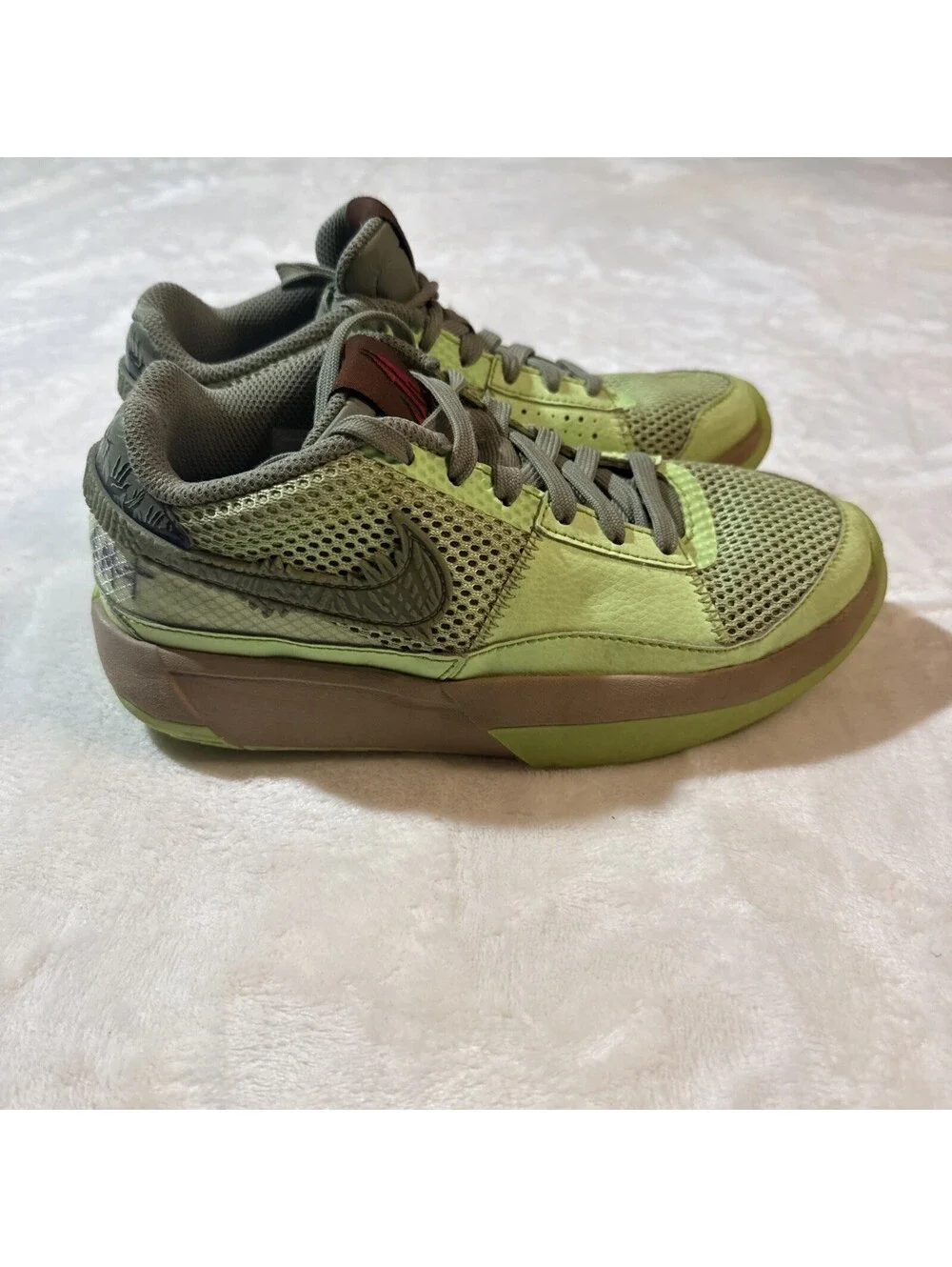 Nike Ja 1 NRG Halloween Zombie Green Low Top 3.5Y Basketball Shoes FV6097-300